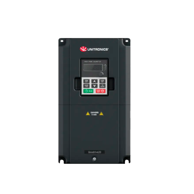 VFD-variable-frequency-drive-by-Unitronics-side-view-front-view