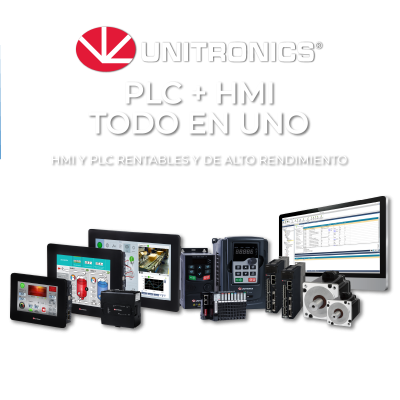 hmi +plc unitronics all in one
